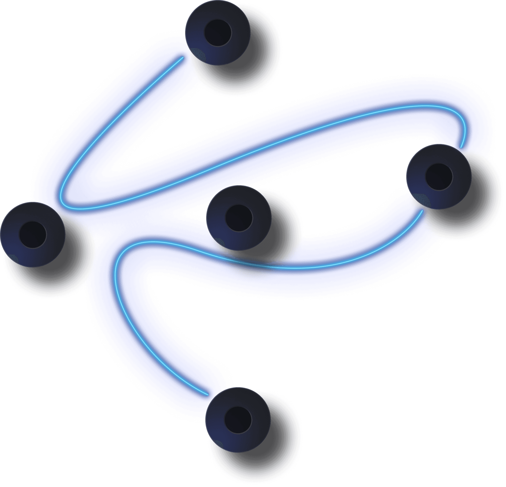 Connected systems diagram showing ERP, CRM, Shopify, Data Flow, and Internal Systems